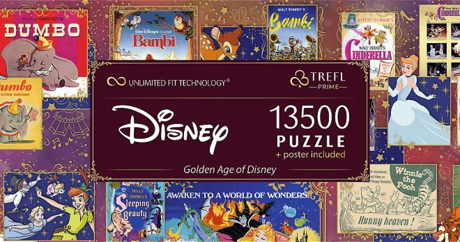 Trefl puzzle Zlatý vek Disney 13500 dielikov