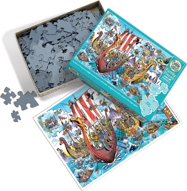 Rodinné puzzle Vikingská výprava