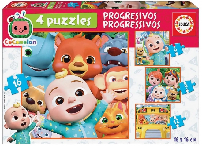 Detské puzzle CoComelon 4v1