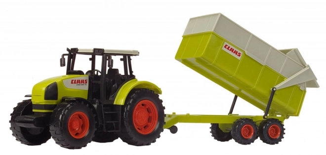 Traktor Claas Ares s prívesom