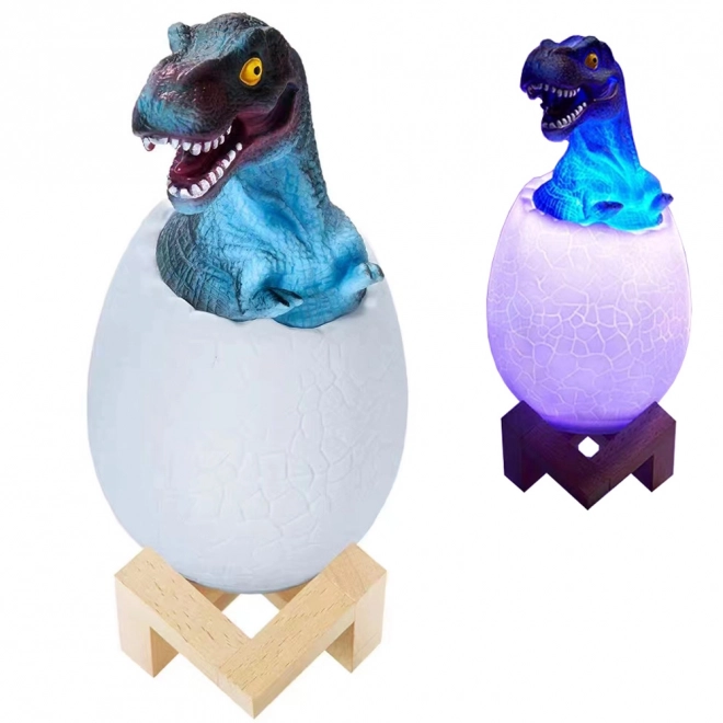 Nočná lampa Dino vajce LED