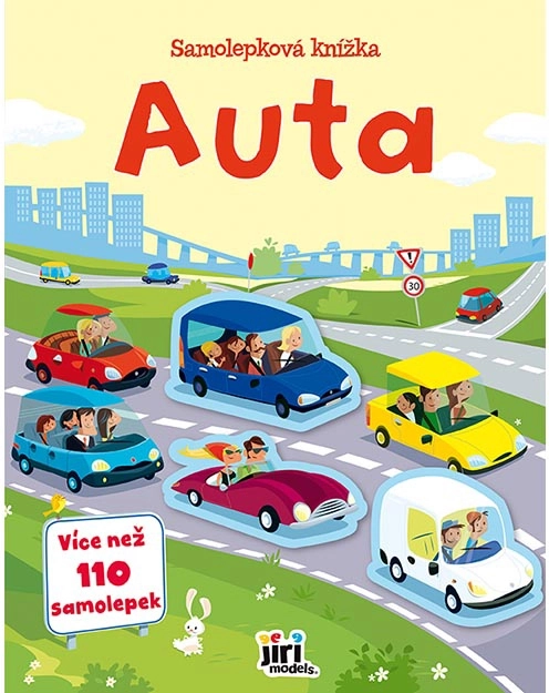 Nálepka knižka s motívom Auta