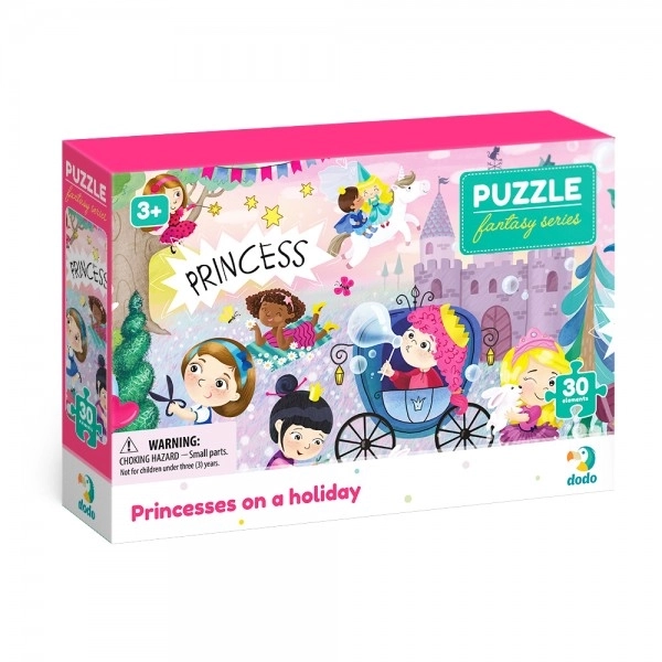 Puzzle Princezny na prázdninách