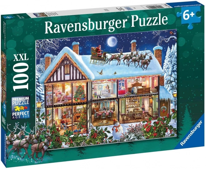 Ravensburger Puzzle Vianoce doma XXL 100 dielikov