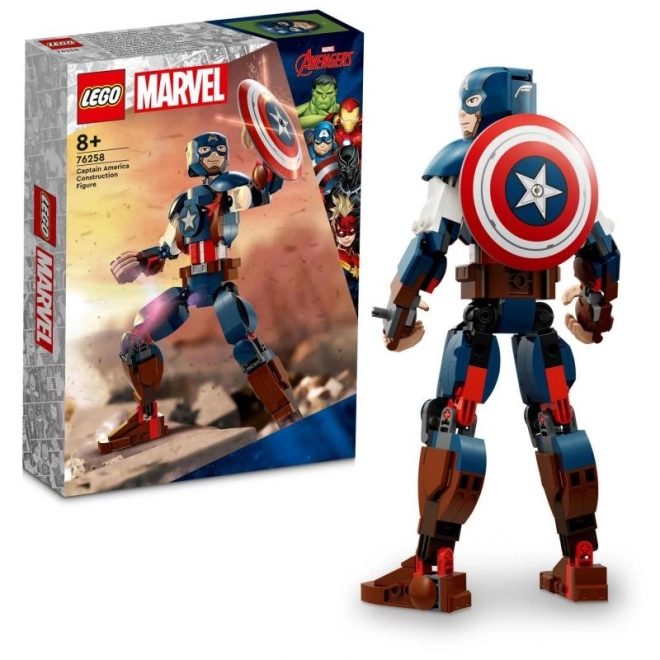 LEGO Marvel - Skladacia Figúrka: Captain America