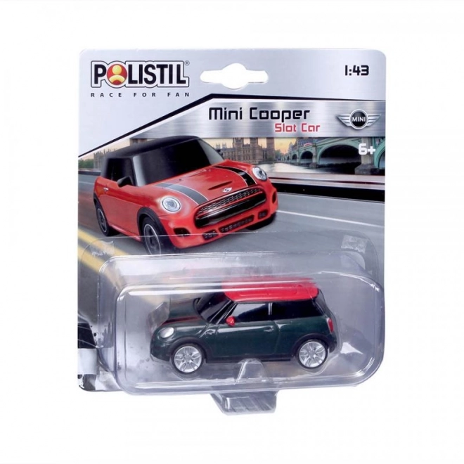 Polistil Mini Cooper Slot Car Čierny