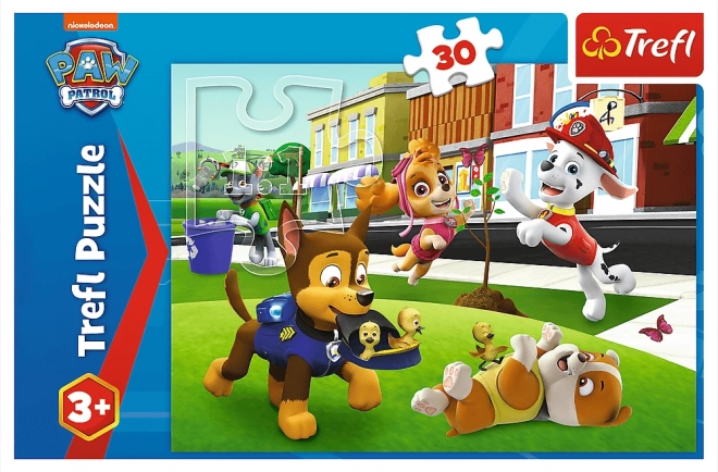 Puzzle 30 dielikov Psíkovia v akcii PAW Patrol