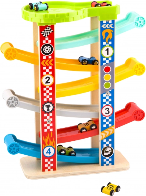 Tooky Toy Farebná šmýkačka pre autá