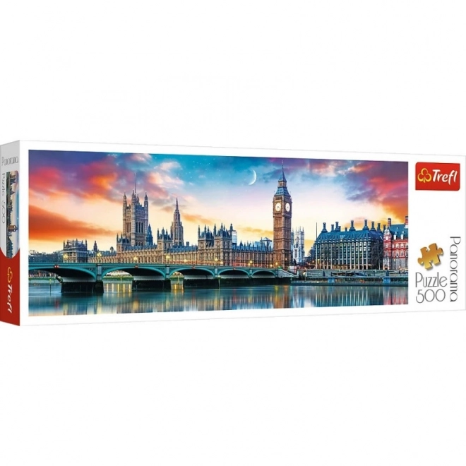 Panoramatické puzzle Big Ben a Westminsterský palác, Londýn