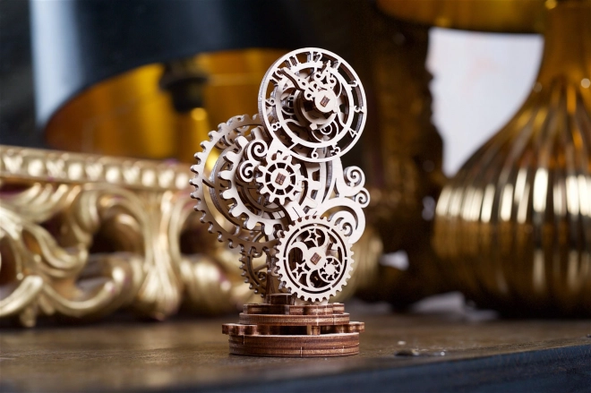 Ugears 3D drevené mechanické puzzle Steampunkové hodiny