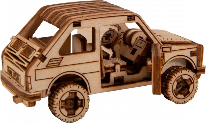 Drevené 3D puzzle Superfast rally auto
