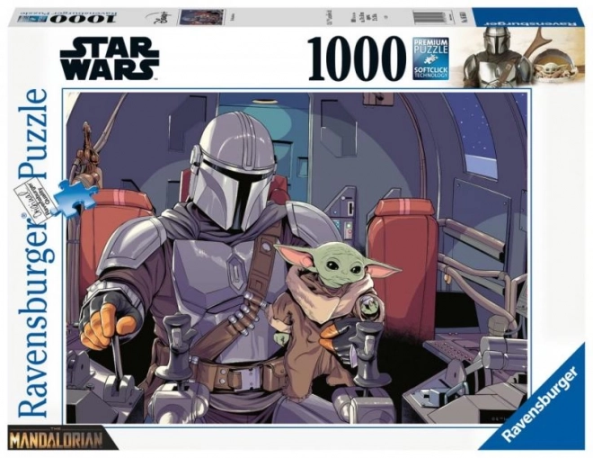 Ravensburger Puzzle Star Wars: The Mandalorian 1000 dielikov