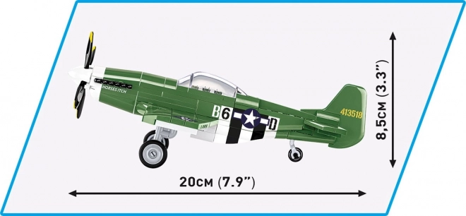 Stavebnica Mustang P-51D