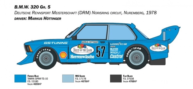 Plastikový model BMW 320 Group 5 1/24