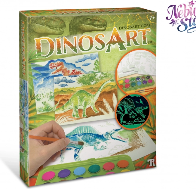 Magický akvarel DinosArt