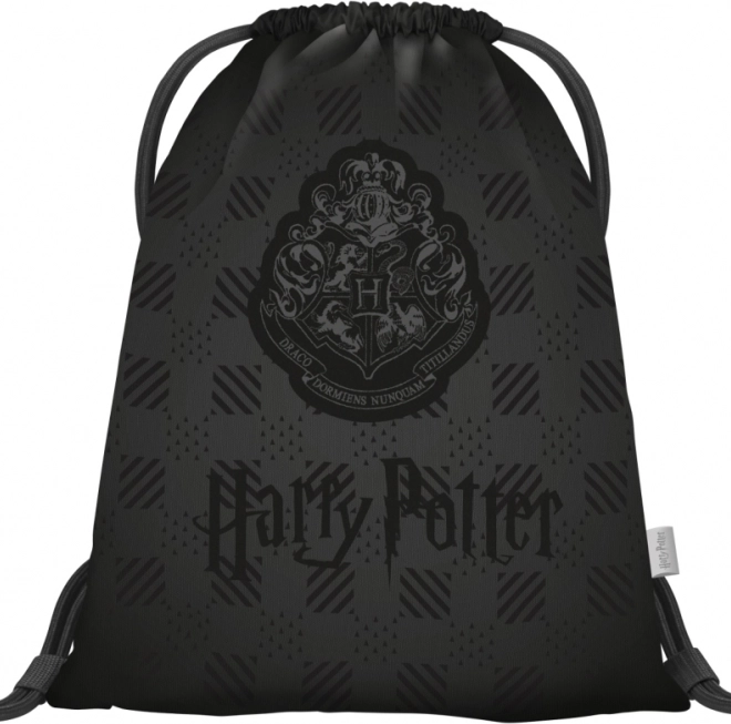 Vrecko na chrbát Harry Potter Rokfort – čierne