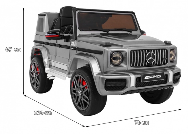 Mercedes AMG pre deti strieborný lak