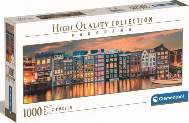 Puzzle 1000 dielikov Panorama High Quality Bright Amsterdam