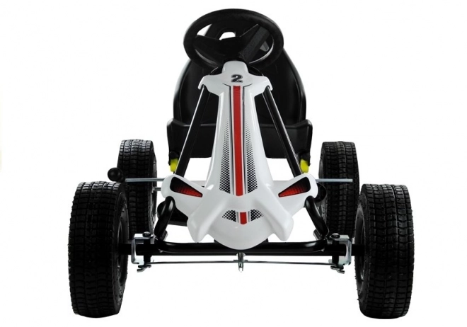 Gokart Bielo-Čierny Monster na Pedále