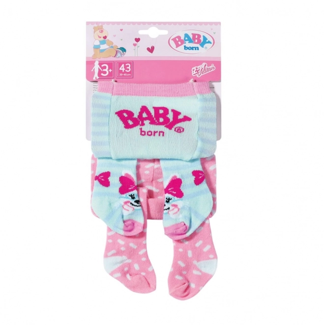 Pančuchy pre bábiku BABY born 43 cm - set 2 ks