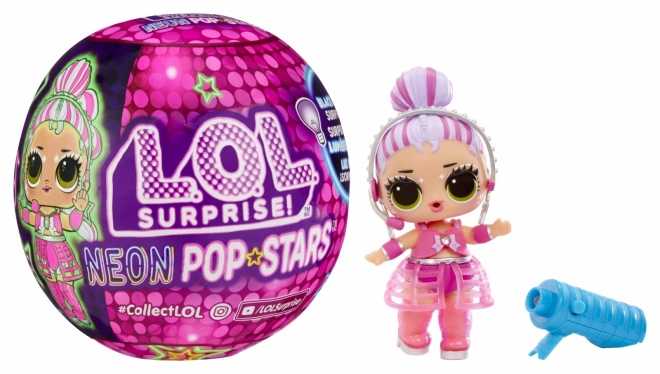 Lalka L.O.L. Surprise Neon Pop Stars Display
