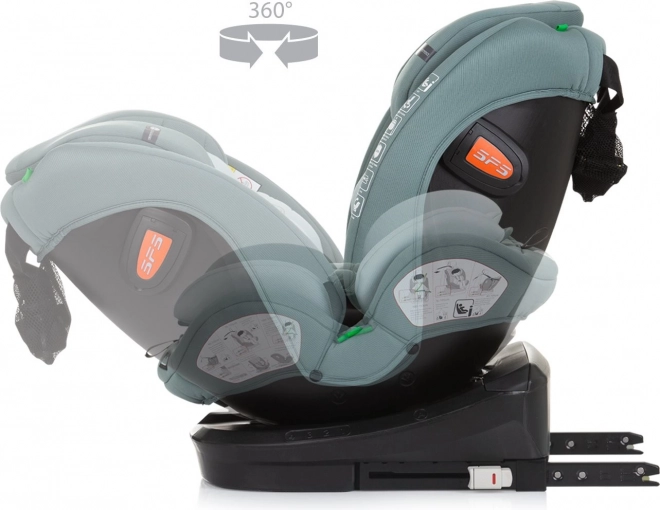 Autosedačka Chipolino Volare i-Size Pastelovo Zelená 40-150 cm Isofix 360°