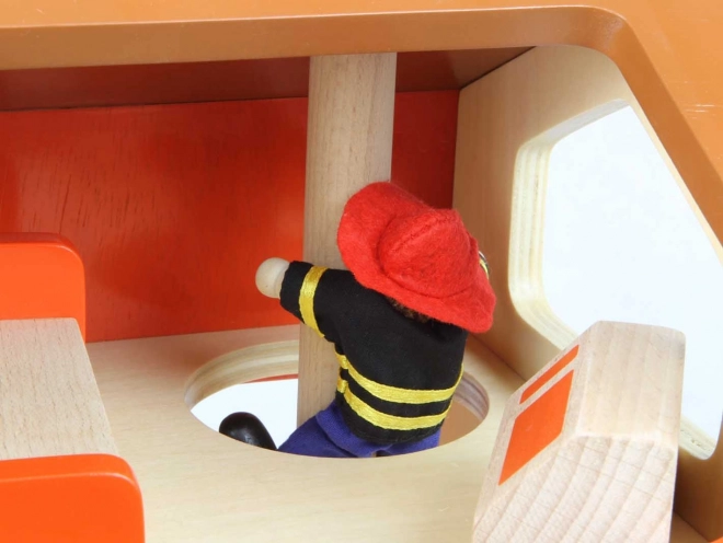 Drevená mini hasičská stanica Masterkidz