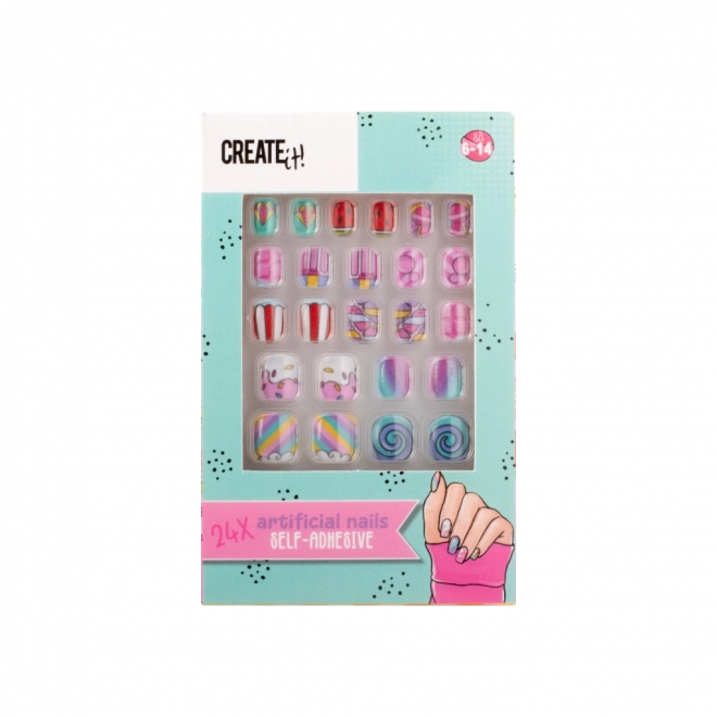 Umelé samolepiace nechty Candy