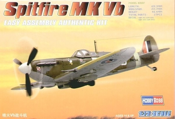 Model lietadla Spitfire Mk Vb