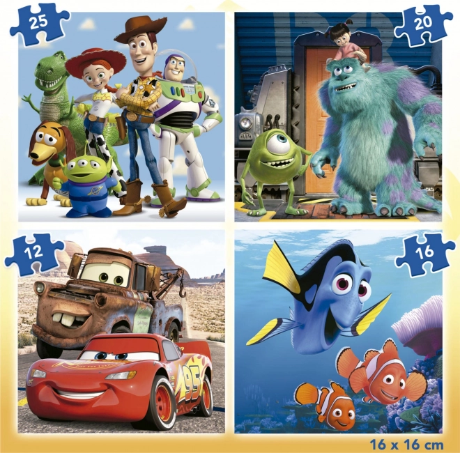 Educa Puzzle Disney Pixar 4v1