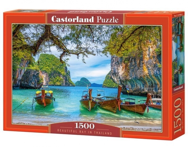 Puzzle Krásna zátoka v Thajsku 1500 dielikov