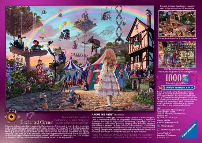 Ravensburger Puzzle Kouzelný cirkus 1000 dielikov