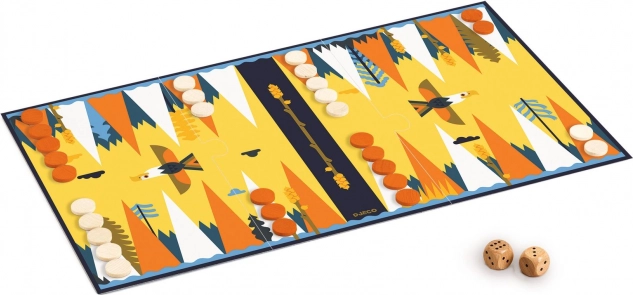 Backgammon dosková hra od Djeco