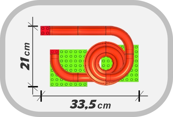 Androni UNICO Plus Malá kuličková dráha - 31 dielikov