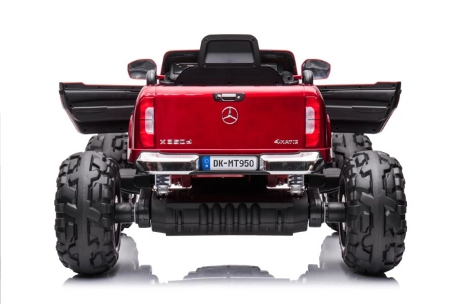 Auto na akumulátor Mercedes 4x4 červené lakované