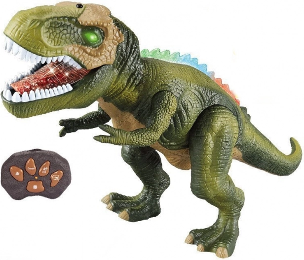 Diaľkovo ovládaný Dino T-Rex so svetlami a zvukmi