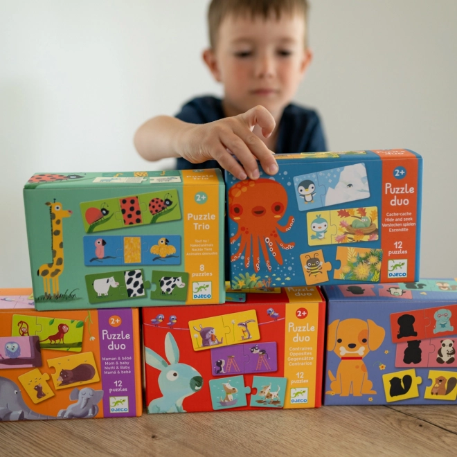 DJECO Duo puzzle Protiklady