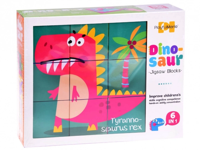 Veľké Kocky Dinosaury Skladačka