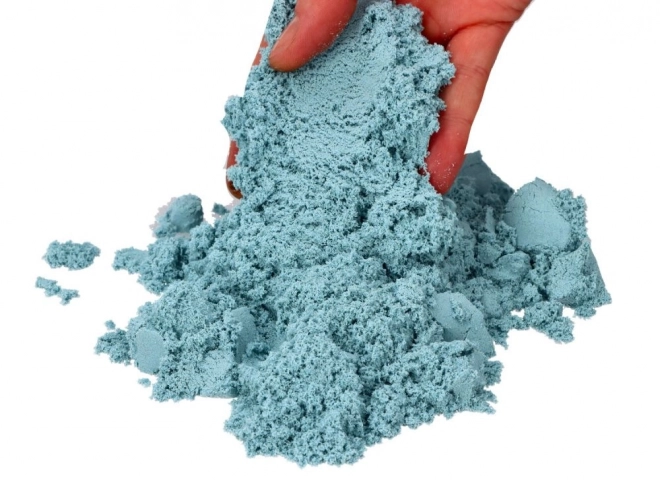 Bledomodrý kinetický piesok ColourSand 1 kg