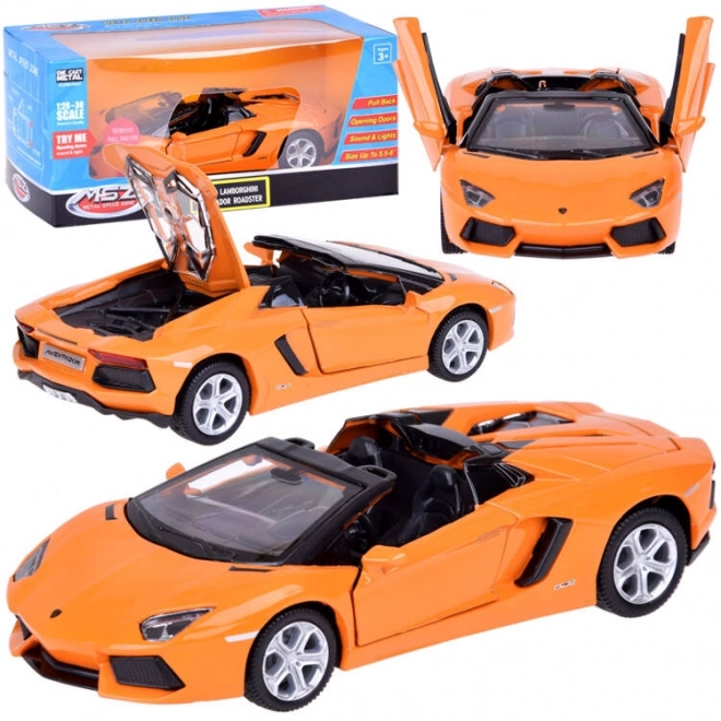 Kovový model Lamborghini Aventador Roadster 1:32