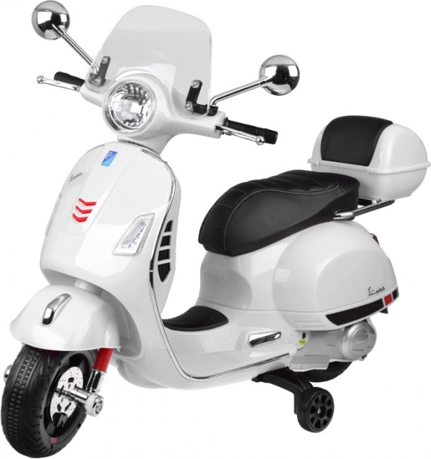 Elektrický skúter Vespa GTS Super pre deti – Biela