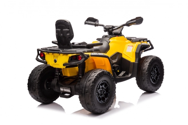 Detská štvorkolka Can Am Outlander ATV žltá