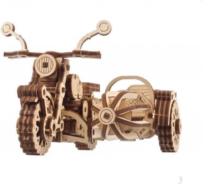 Ugears 3D drevené mechanické puzzle Harry Potter Hagridova lietajúca motorka