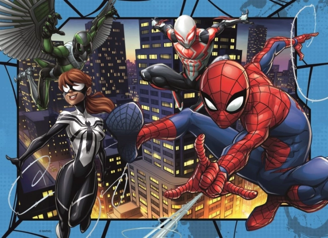 Ravensburger Puzzle Spiderman 4x100 dielikov