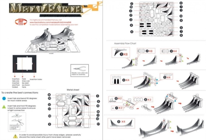 Metal Earth 3D puzzle Brooklynský most