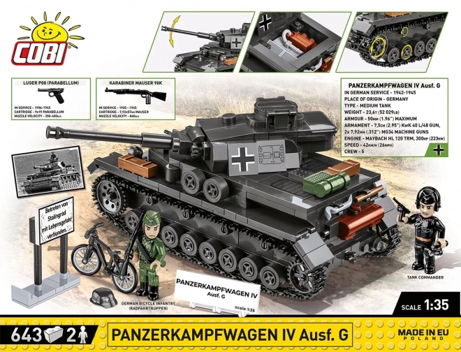 Stavebnica nemeckého tanku Panzerkampfwagen IV