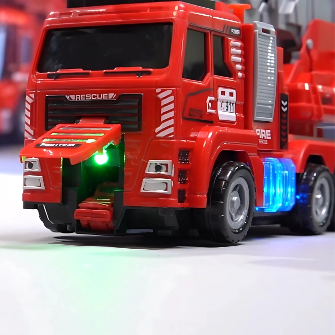 Interaktívne Hasičské Auto s Pohyblivým Rebríkom