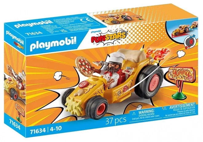 Set s figúrkami Playmobil Funstars Racing: Pizza