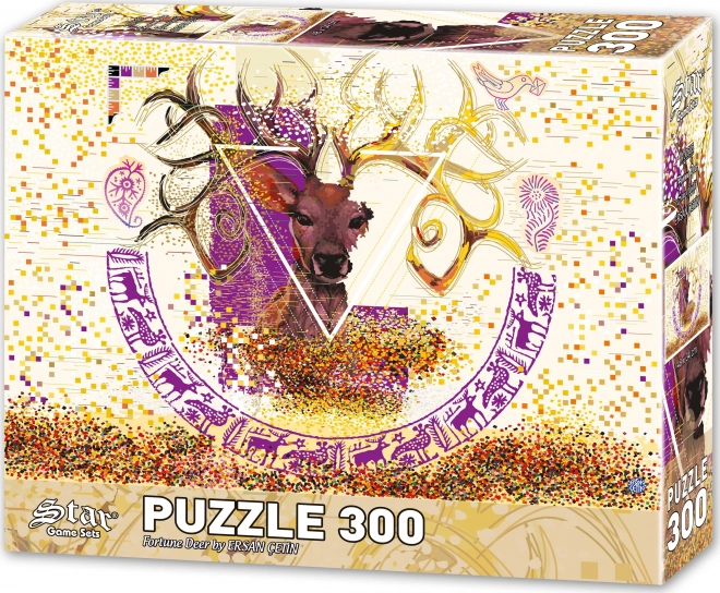 Puzzle Jelen pre šťastie 300 dielikov