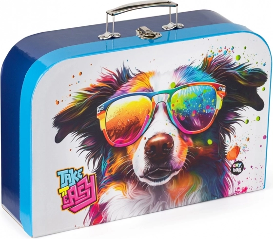 Detský kufrík z lamina 34 cm – pes